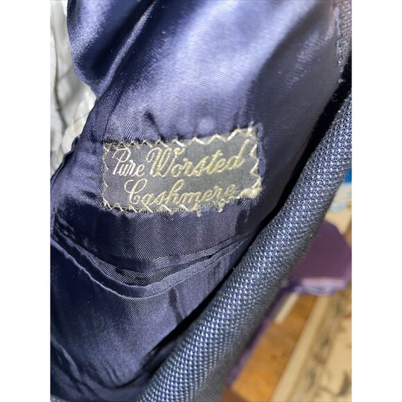 Ermenegildo Zegna Men’s Dress Blazer Sz 41R Charcoal Gray 100% Worsted Cashmere - Picture 3 of 13